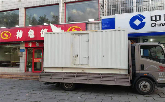 宁南出租发电机施工案例